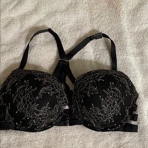 Elegant Black Lace Bra